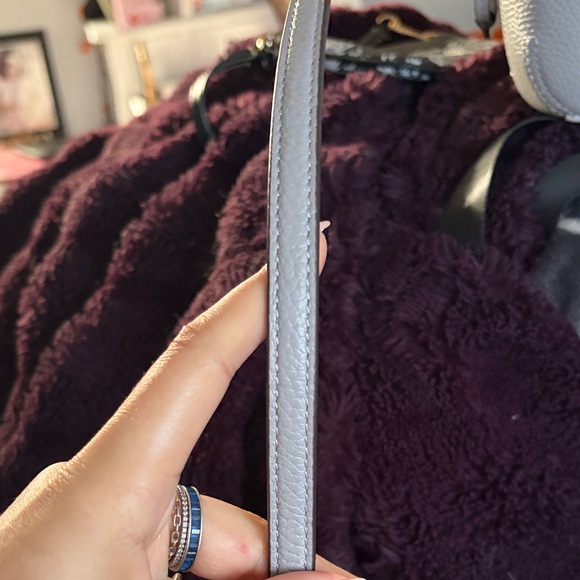 Kate Spade Light Gray “Dumpling” Satchel - Picture 2 of 5